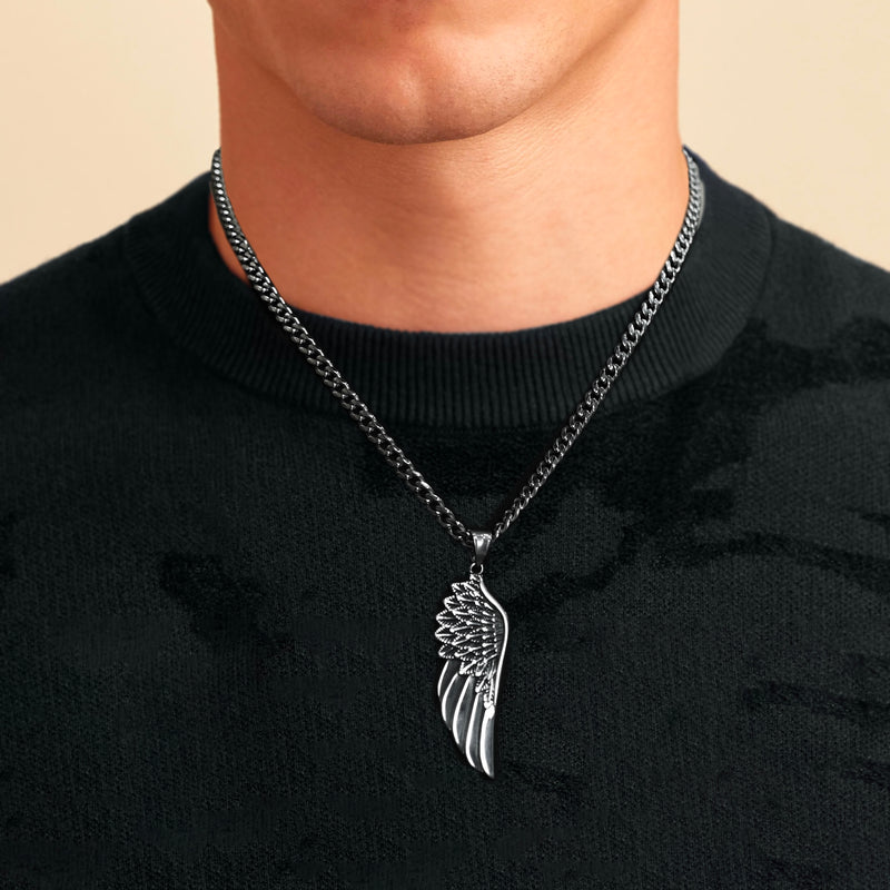 WING PENDANT - SILVER