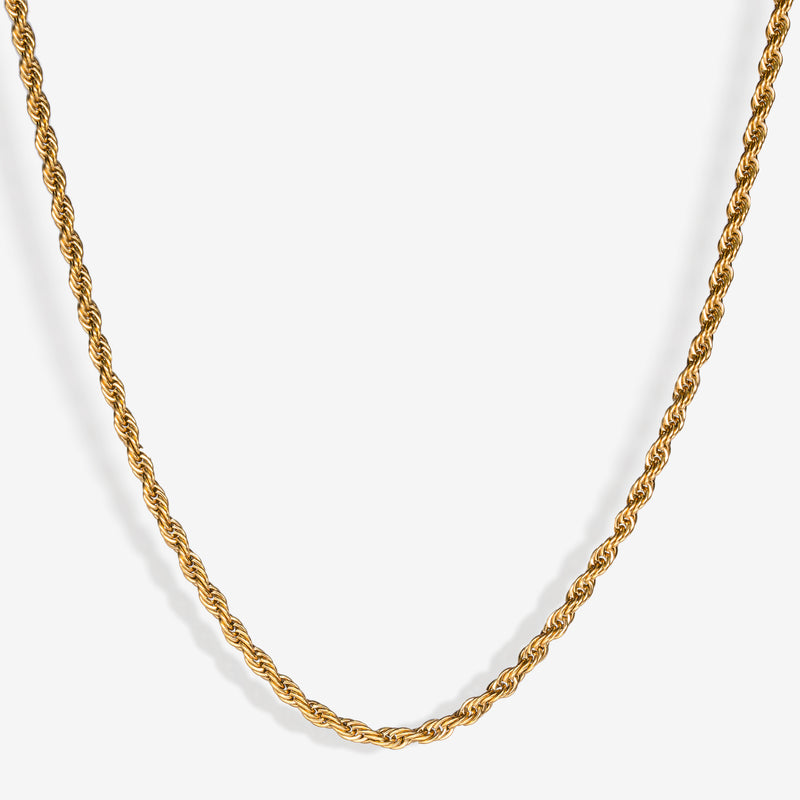 ROPE CHAIN - GOLD - 4MM