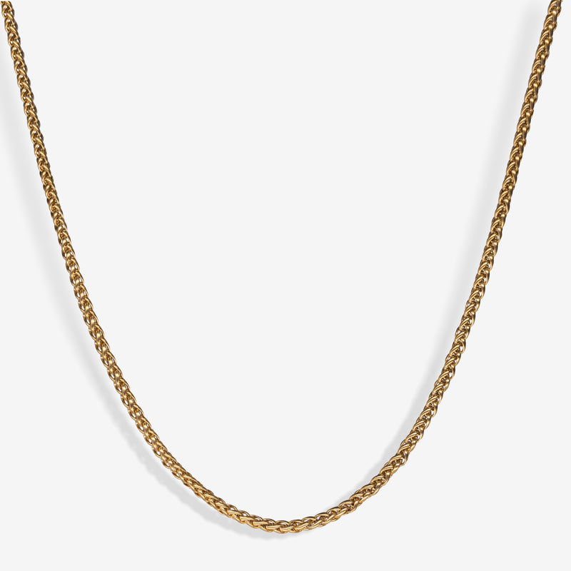 WHEAT LINK - GOLD - 3MM