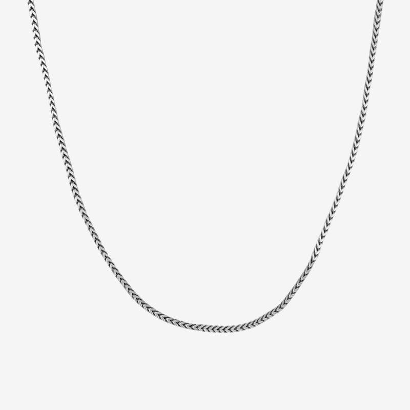 FOXTAIL CHAIN - SILVER - 4MM